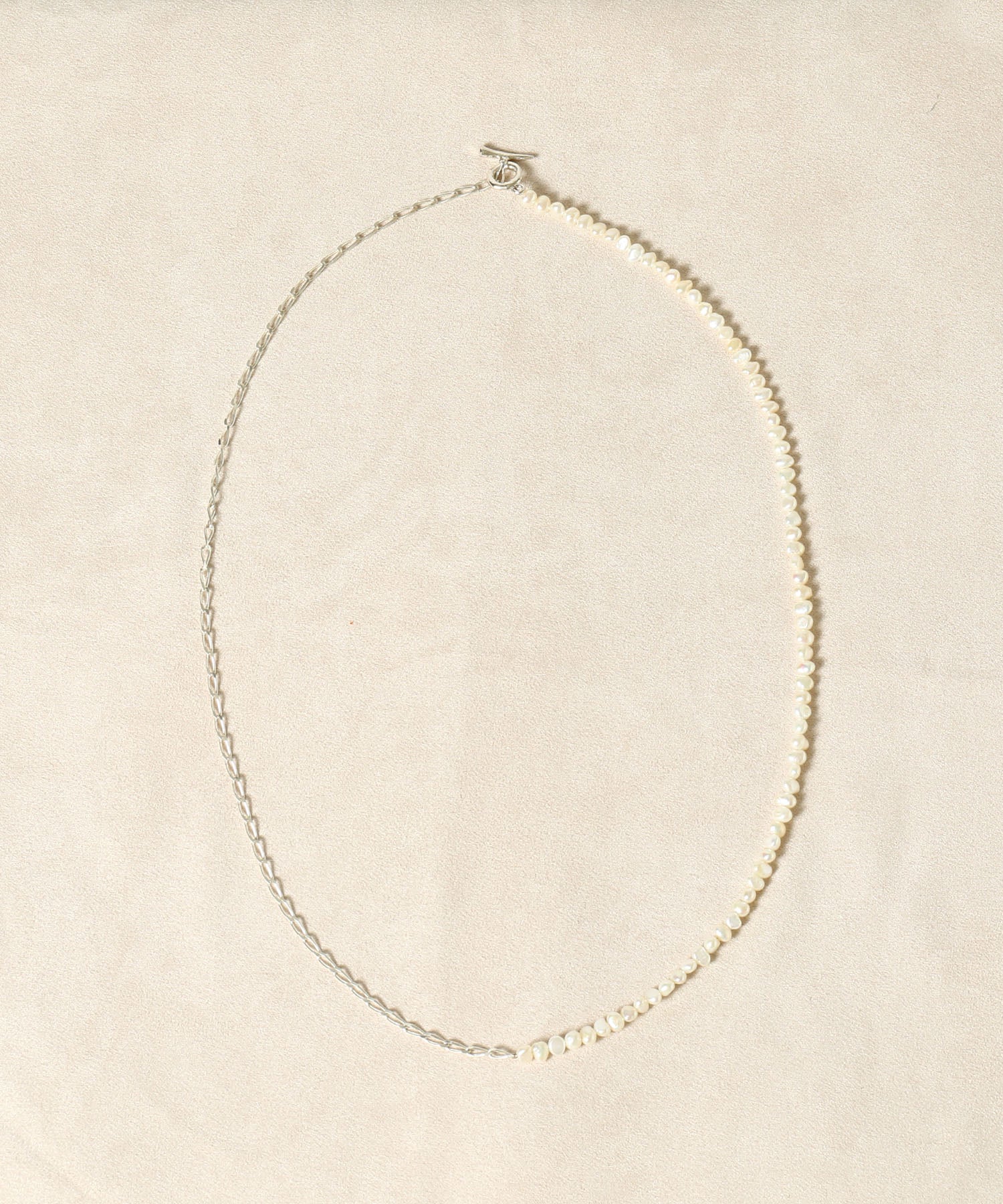BAROQUE PEARL CHAIN 3WAY NECKLACE