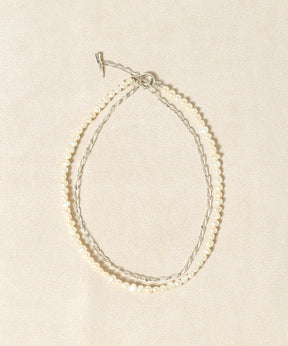 BAROQUE PEARL CHAIN 3WAY NECKLACE