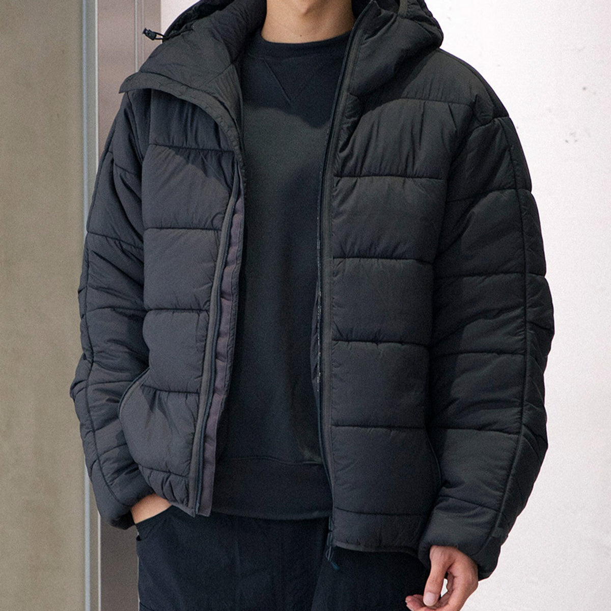 ジャケット・アウター [daiwapier39] TECH REVERSIBLE PUFFJACKET BW-