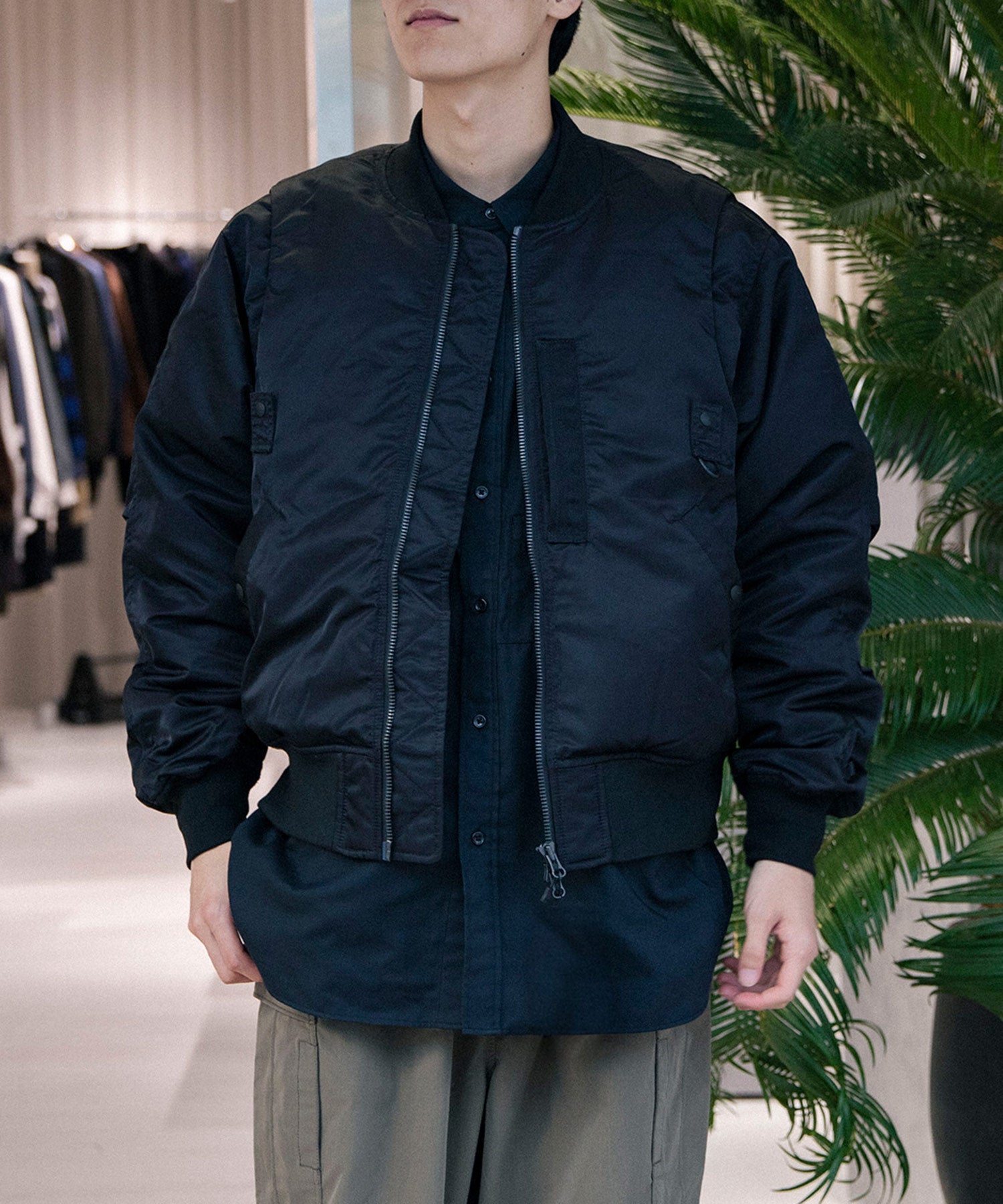 TECH 2WAY MA-1 DOWN JACKET