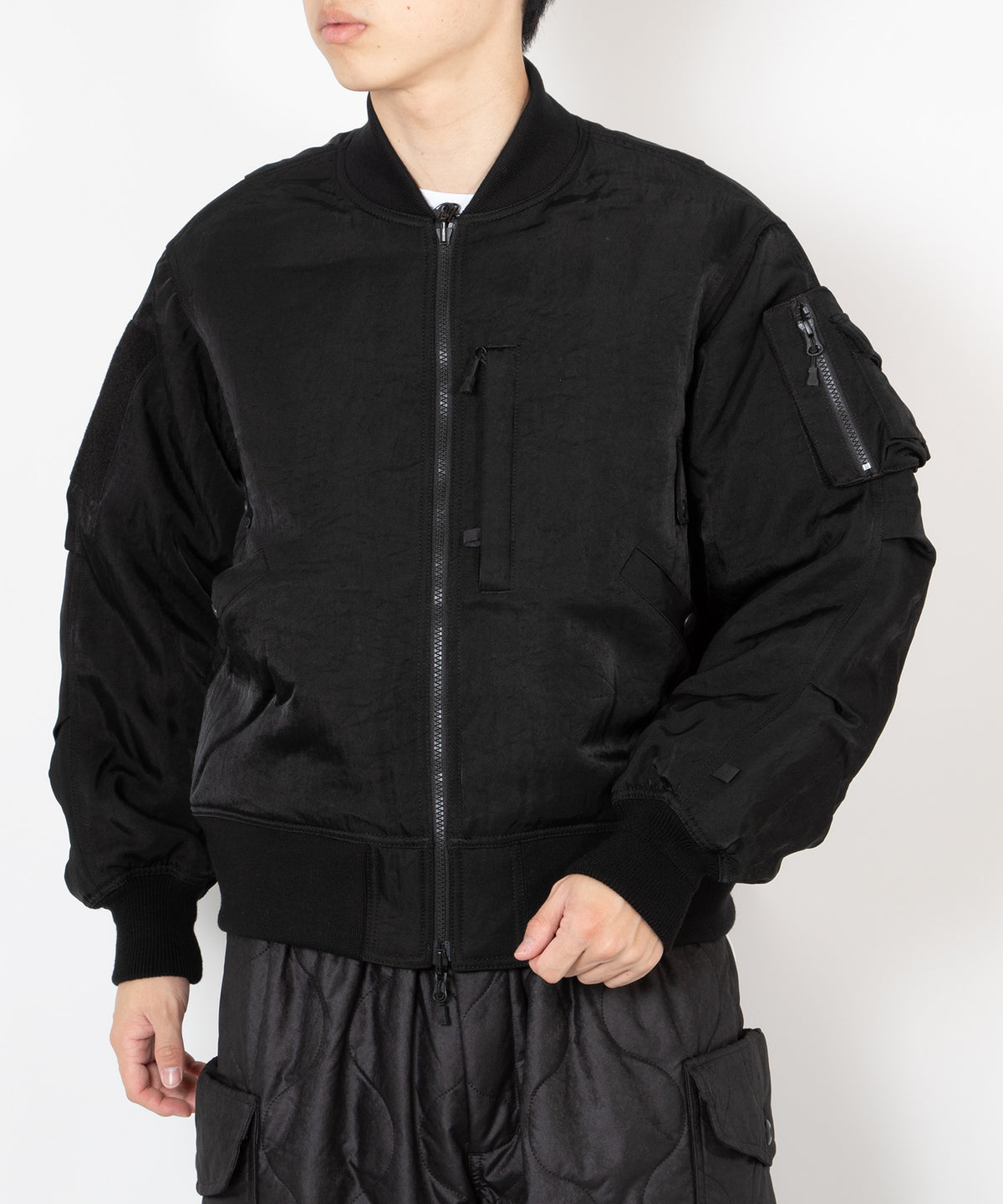TECH REVERSIBLE MA-1 DOWN JACKET