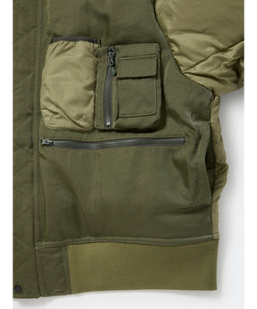 TECH REVERSIBLE MA-1 DOWN JACKET