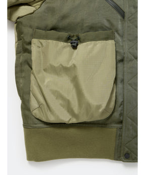 TECH REVERSIBLE MA-1 DOWN JACKET