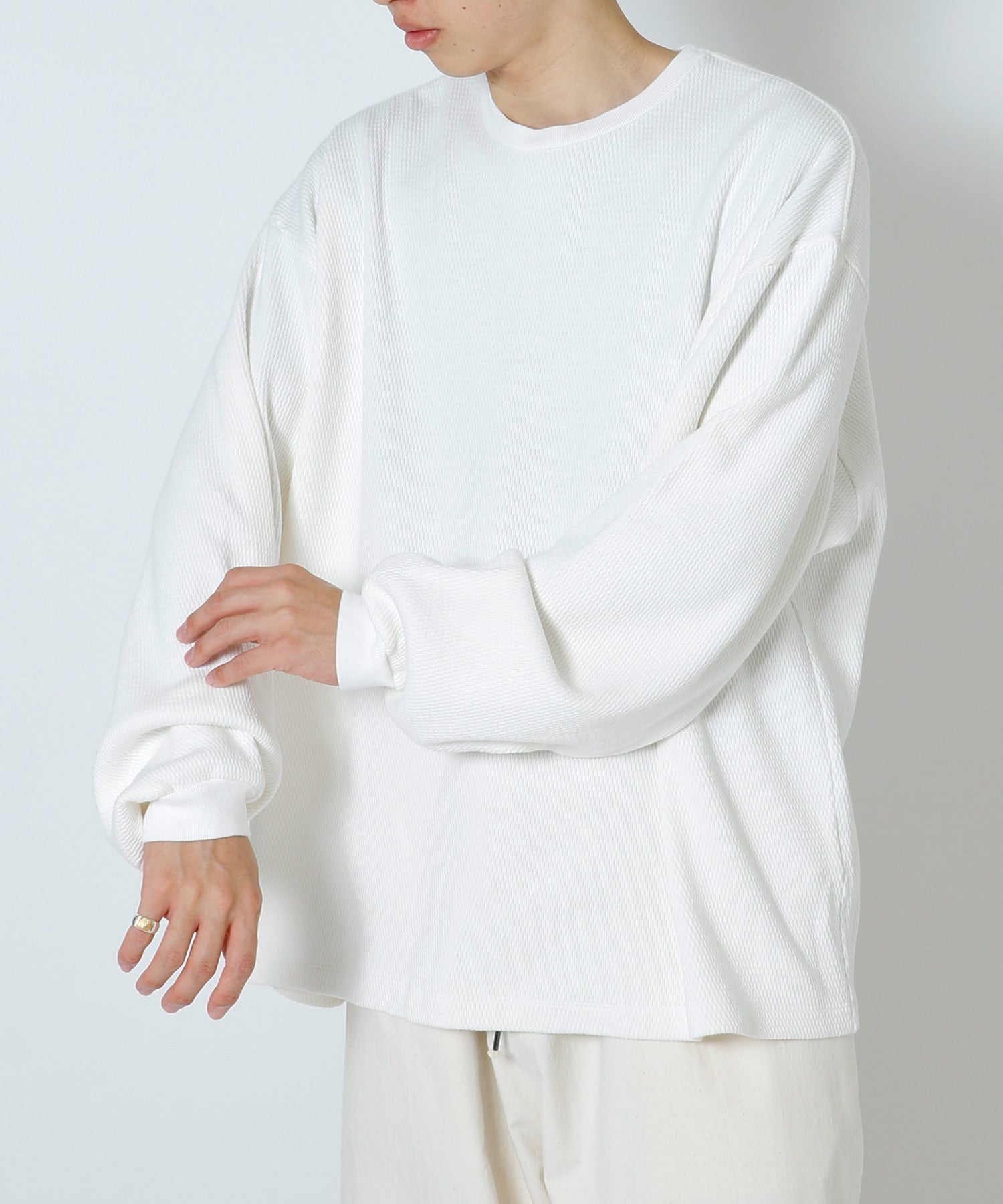 OVERSIZE LONGSLEEVE C - POLYPLOID (ポリプロイド) - tops (トップス