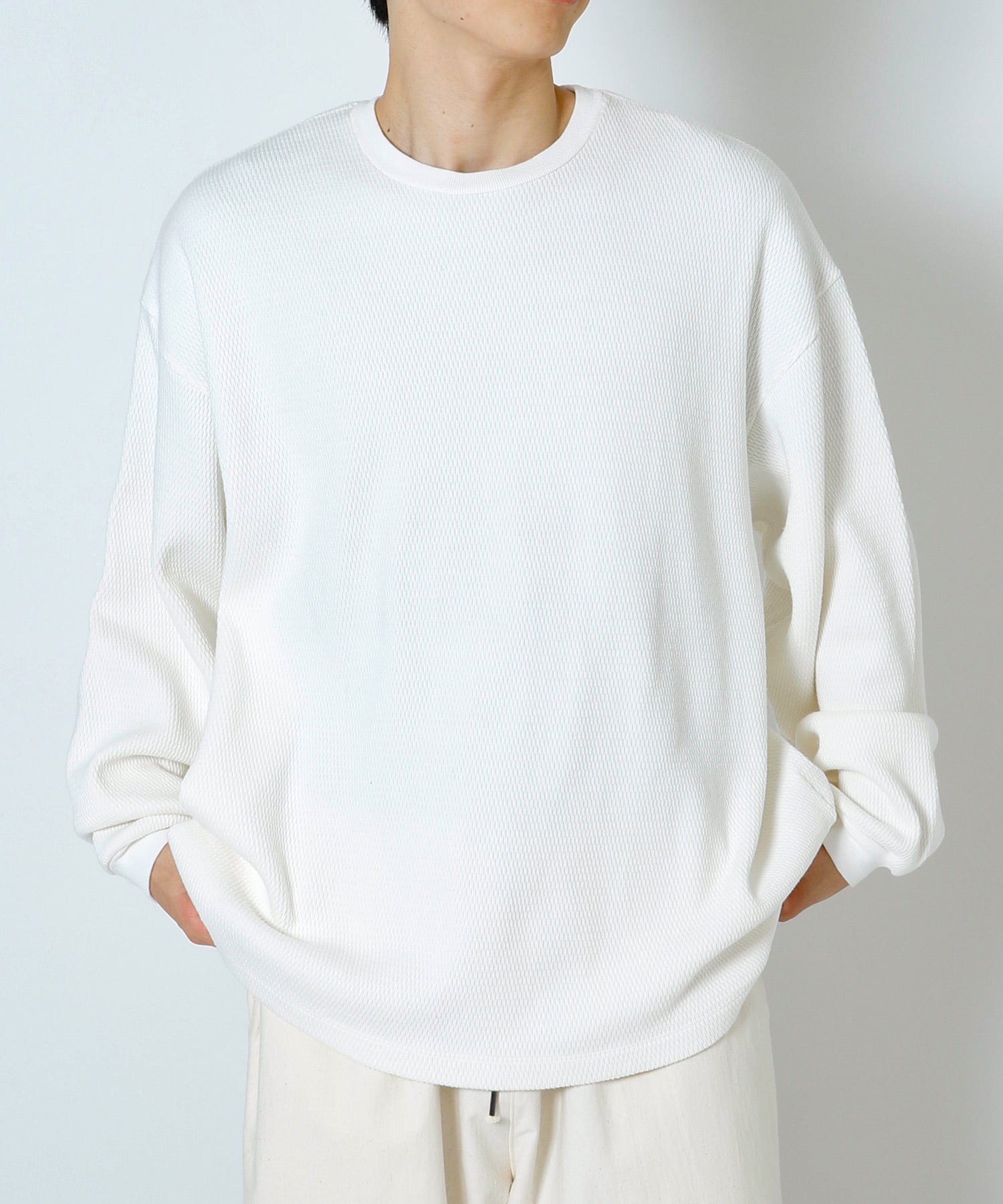OVERSIZE LONGSLEEVE C - POLYPLOID (ポリプロイド) - tops (トップス