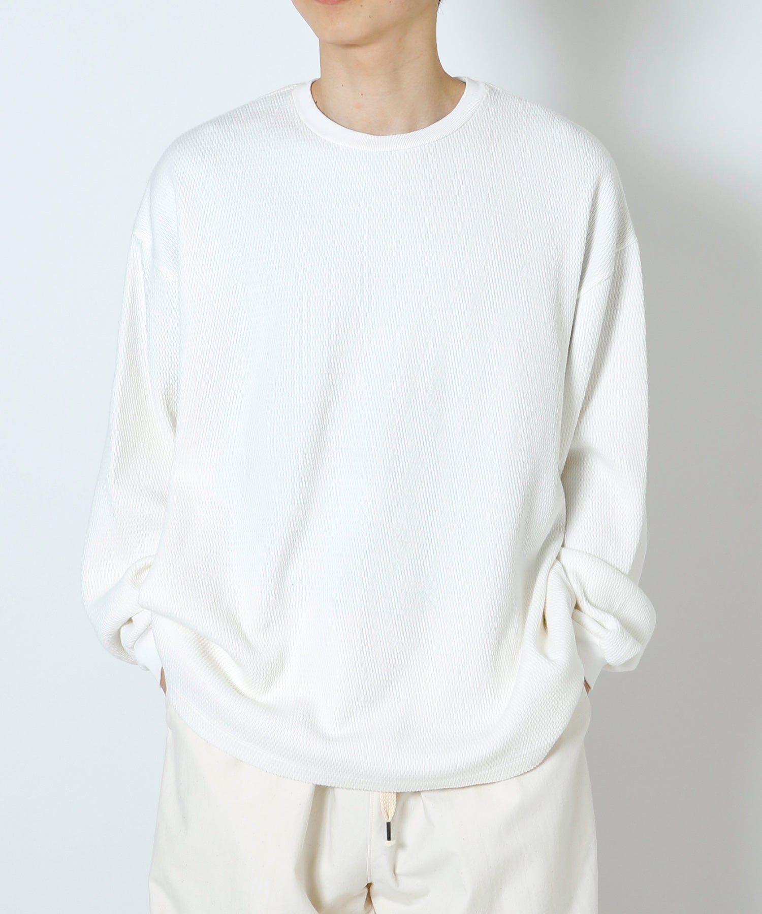 OVERSIZE LONGSLEEVE C - POLYPLOID (ポリプロイド) - tops (トップス