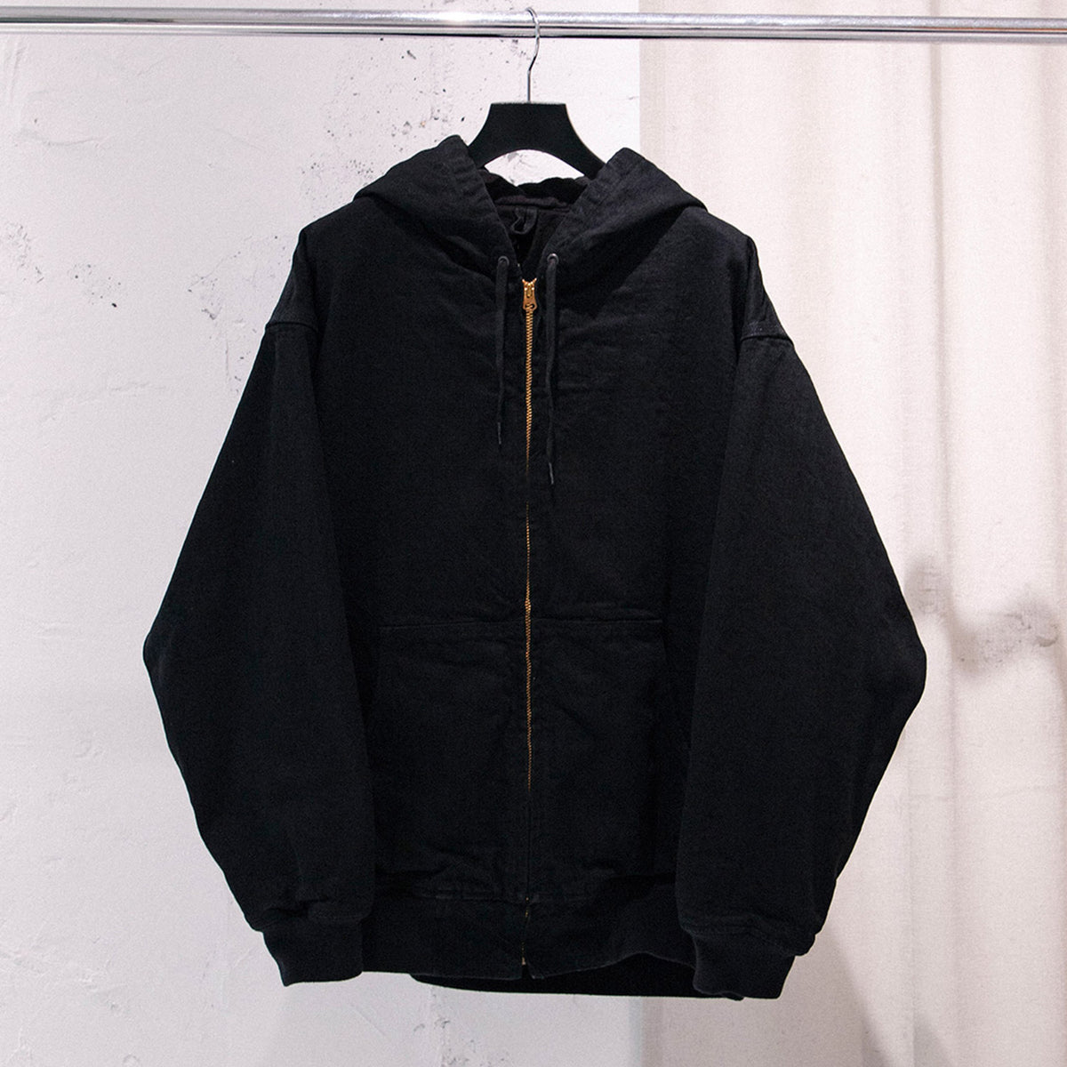 COMOLI ブラックパーカー サイズ3 COMOLI / コモリ | コットン吊裏毛 パーカ - Fade Black | 通販