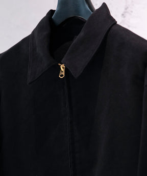 モールスキン ジップショートジャケット