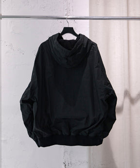 コットンナイロン ジップパーカ