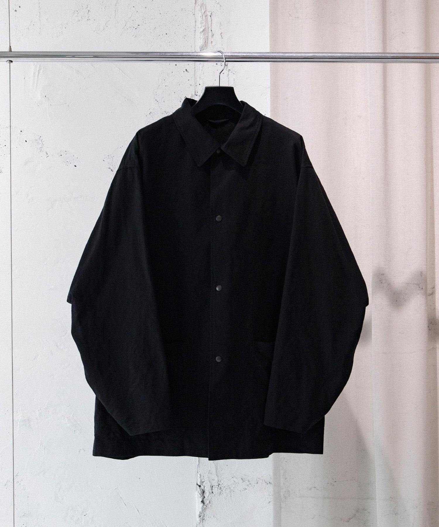 SIZE 1 25SS COMOLI ポストワークツイル ジャケット COMOLI ”ポストワークツイルジャケット“ color : BLACK size : 1