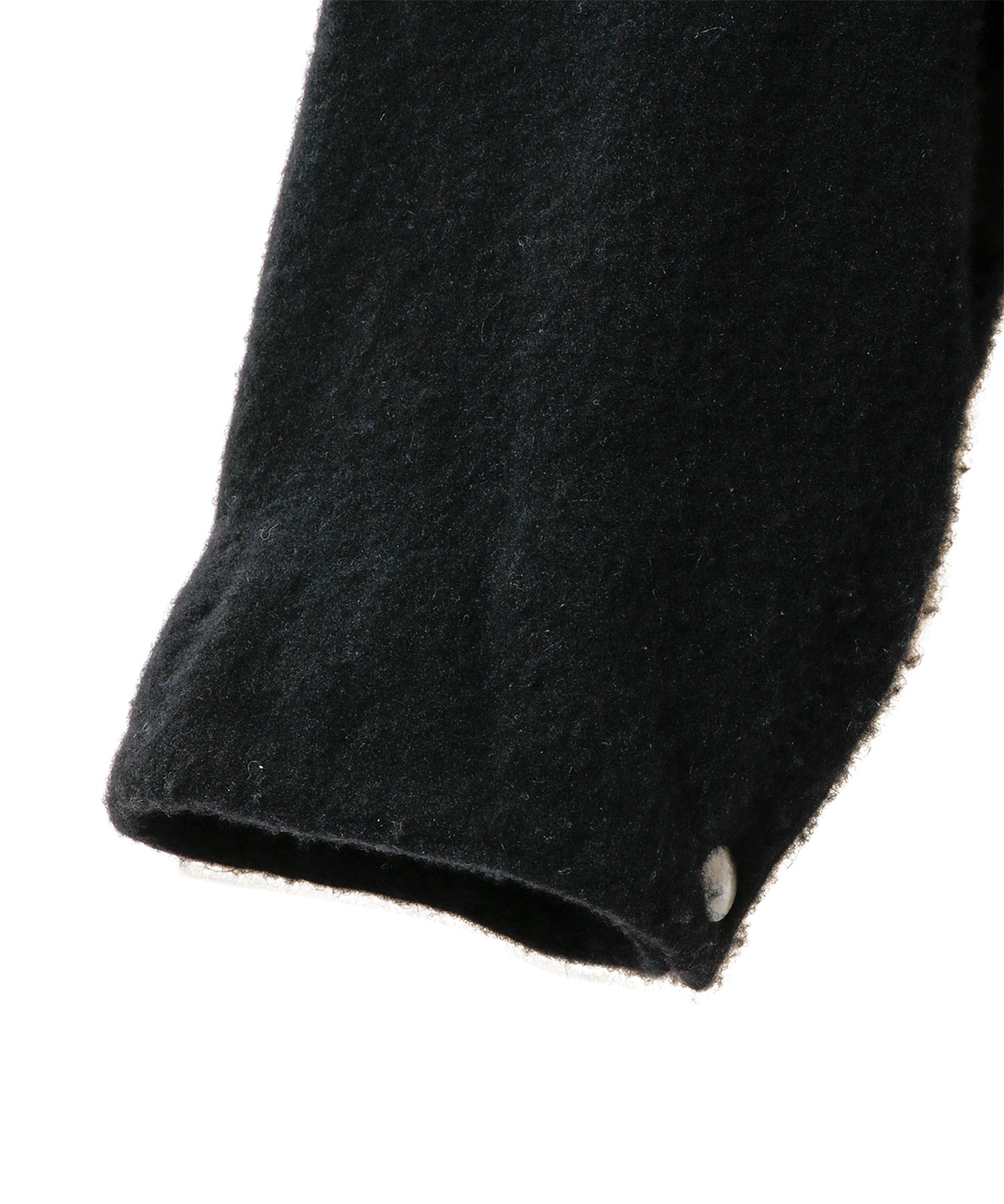 縮絨ウール ジップショートジャケット