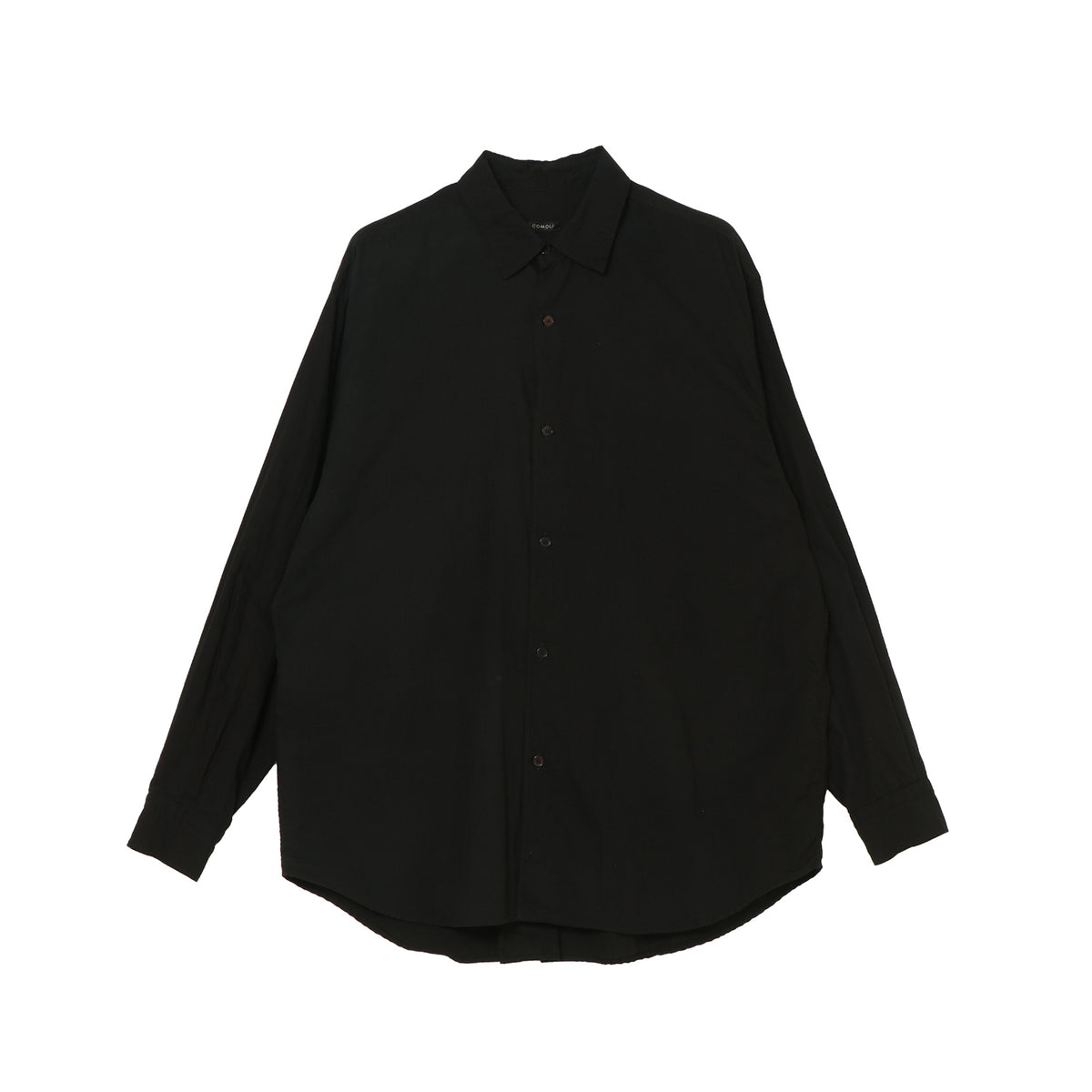 美品 希少 サイズ1 19ssコモリシャツ Shirt 黒タグ 限定 黒 COMOLI / コモリ | コモリショートスリーブシャツ - Black