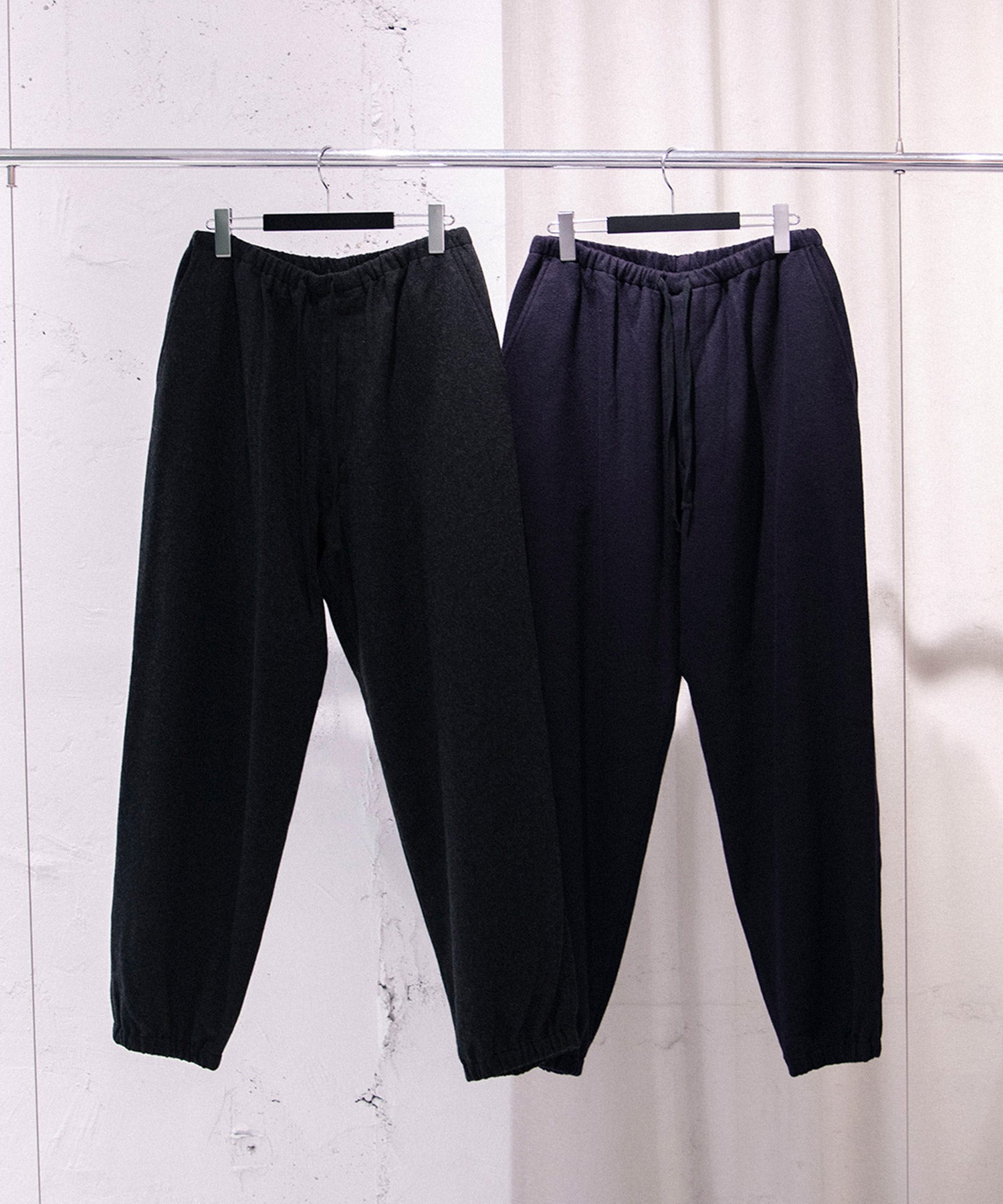 カシミヤ ドローストリングパンツ