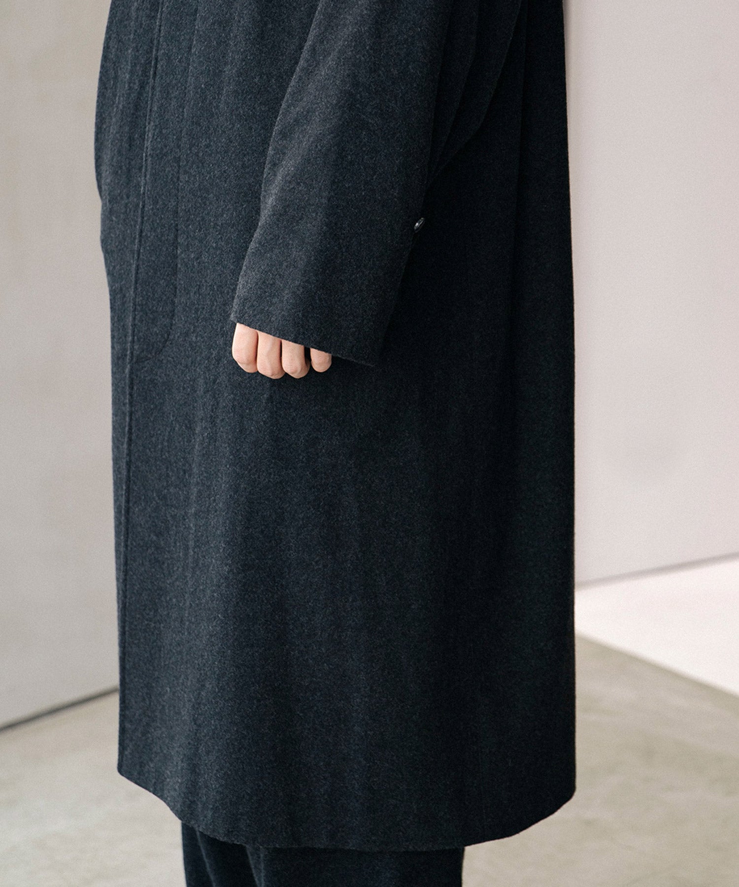 カシミヤ バルカラーコート - COMOLI (コモリ) - outer (アウター