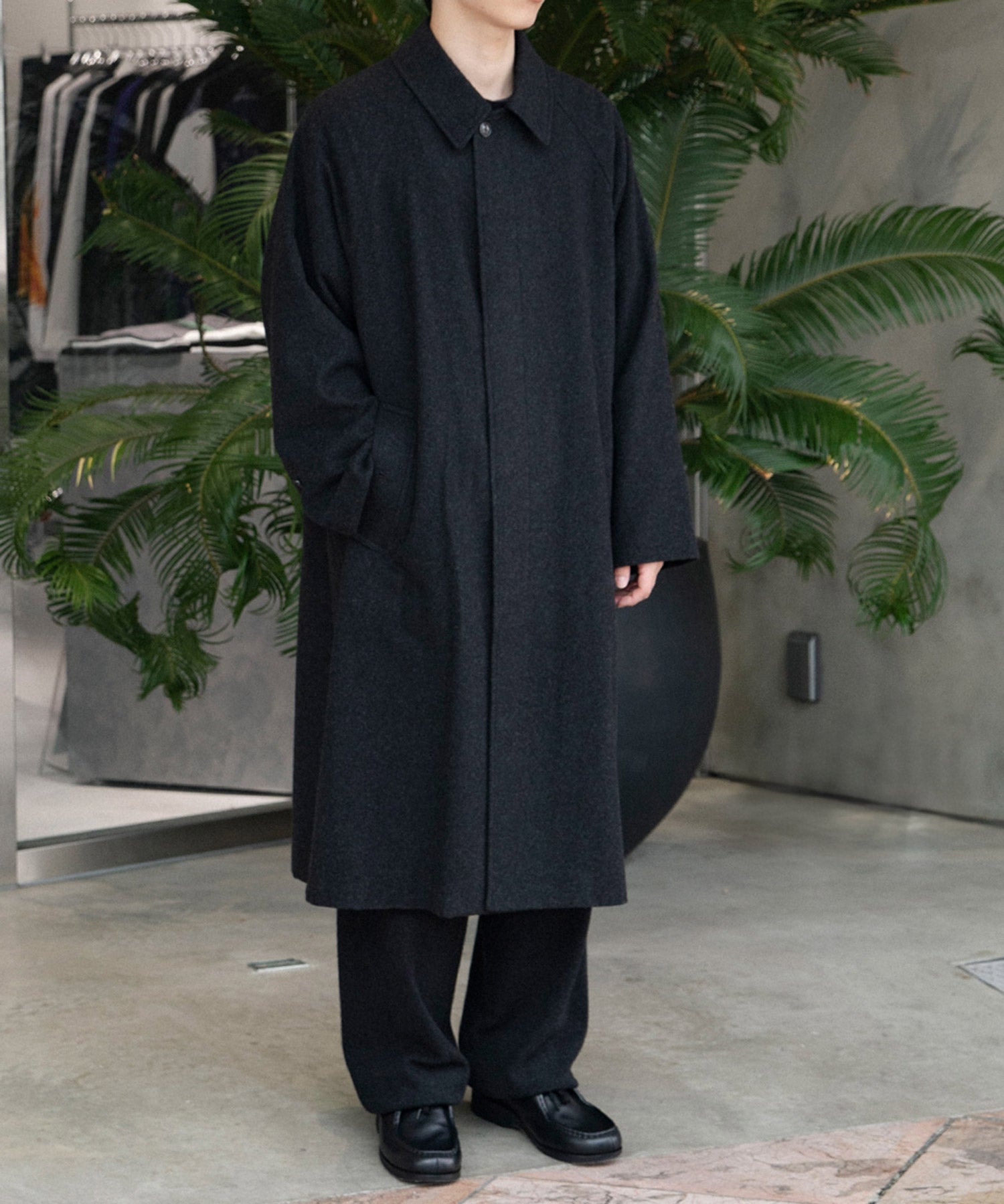 カシミヤ バルカラーコート - COMOLI (コモリ) - outer (アウター