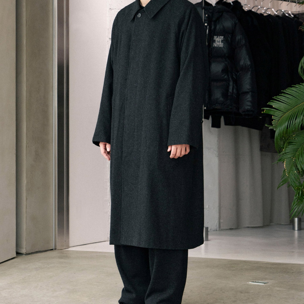 カシミヤ バルカラーコート - COMOLI (コモリ) - outer (アウター