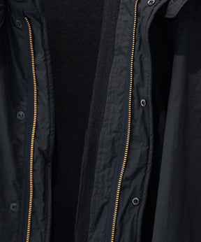 コットンナイロン ミリタリーフーデッドコート