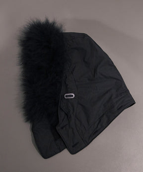 コットンナイロン ミリタリーフーデッドコート