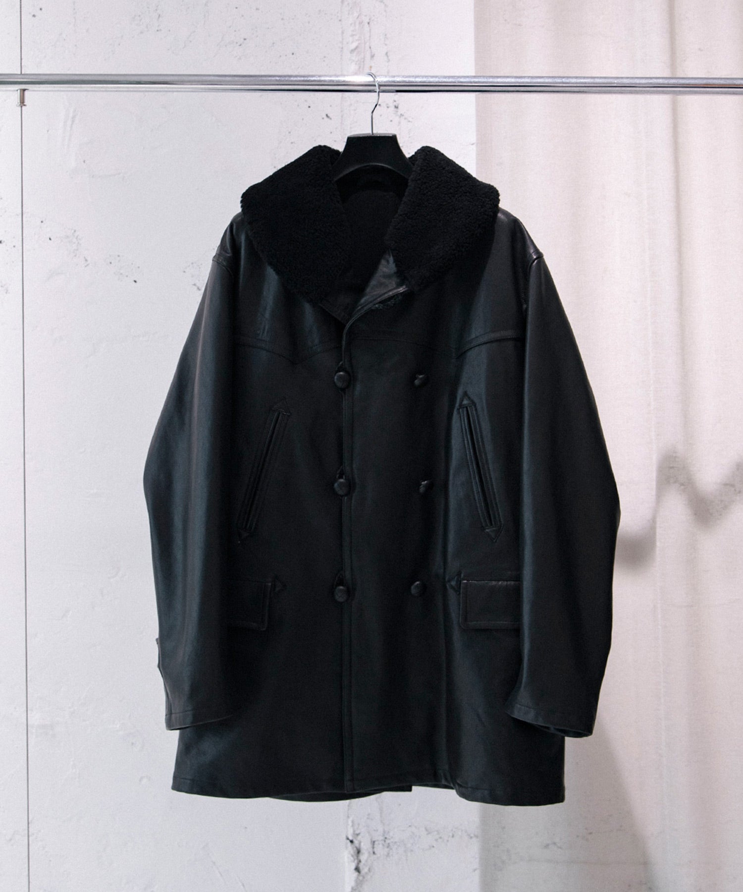 ラムレザー カナディアンコート