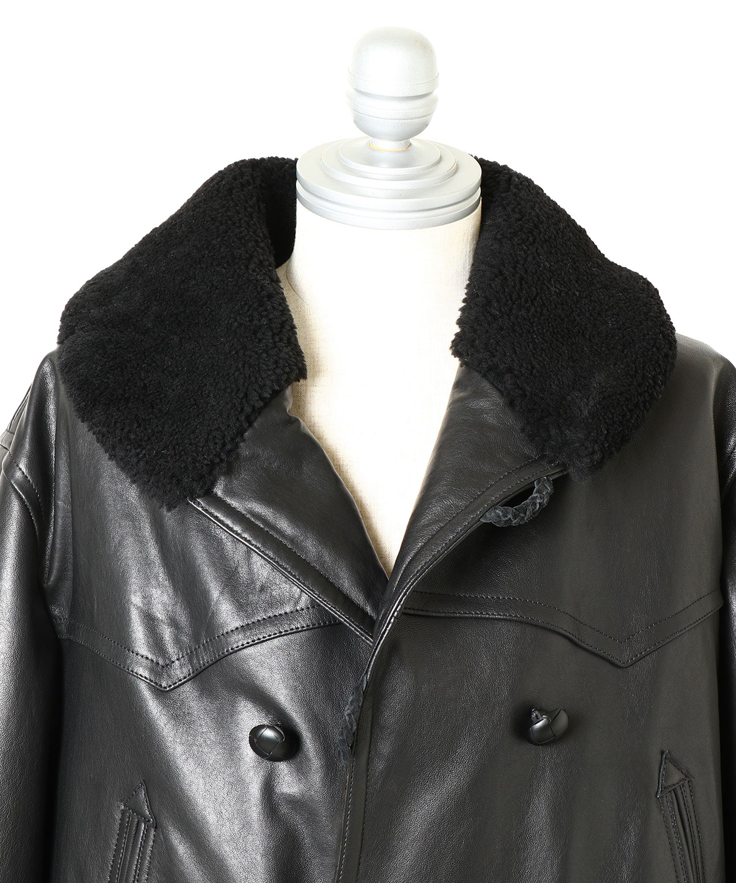 ラムレザー カナディアンコート