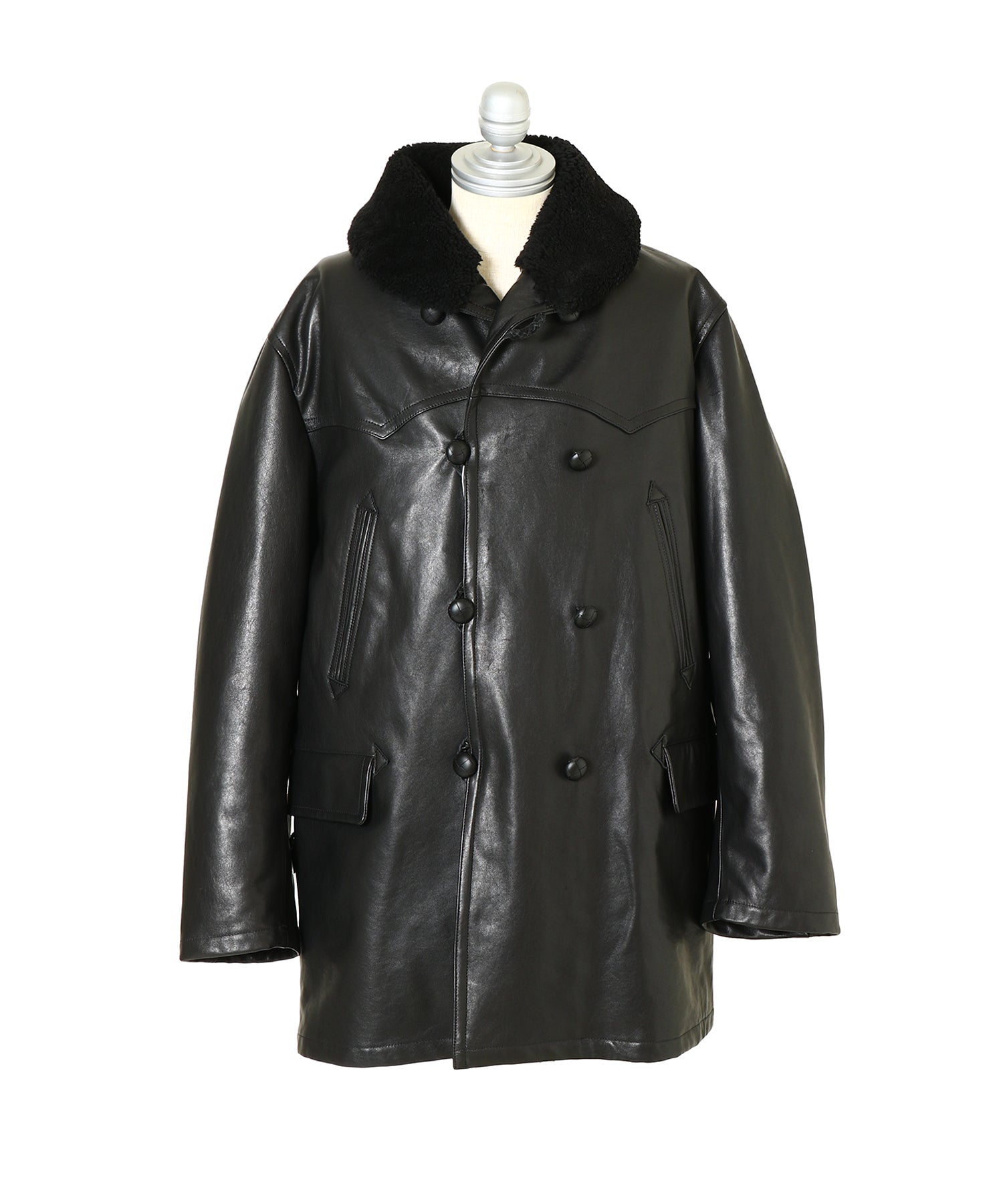 ラムレザー カナディアンコート