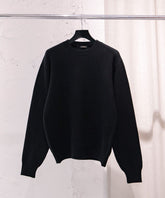 ラムズウール クルーネックニット