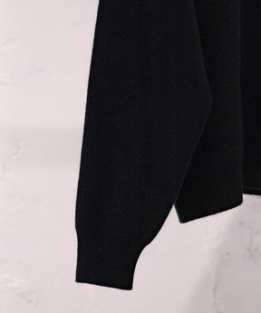 ラムズウール クルーネックニット