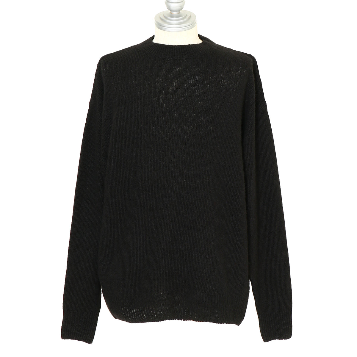 COMOLI (コモリ) 製品染カシミヤクルーネックニット COMOLI] コモリ カシミヤ製品染 クルーネックニット | INS ONLINE