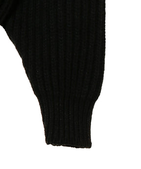 カシミヤ和紙 ミリタリーニット