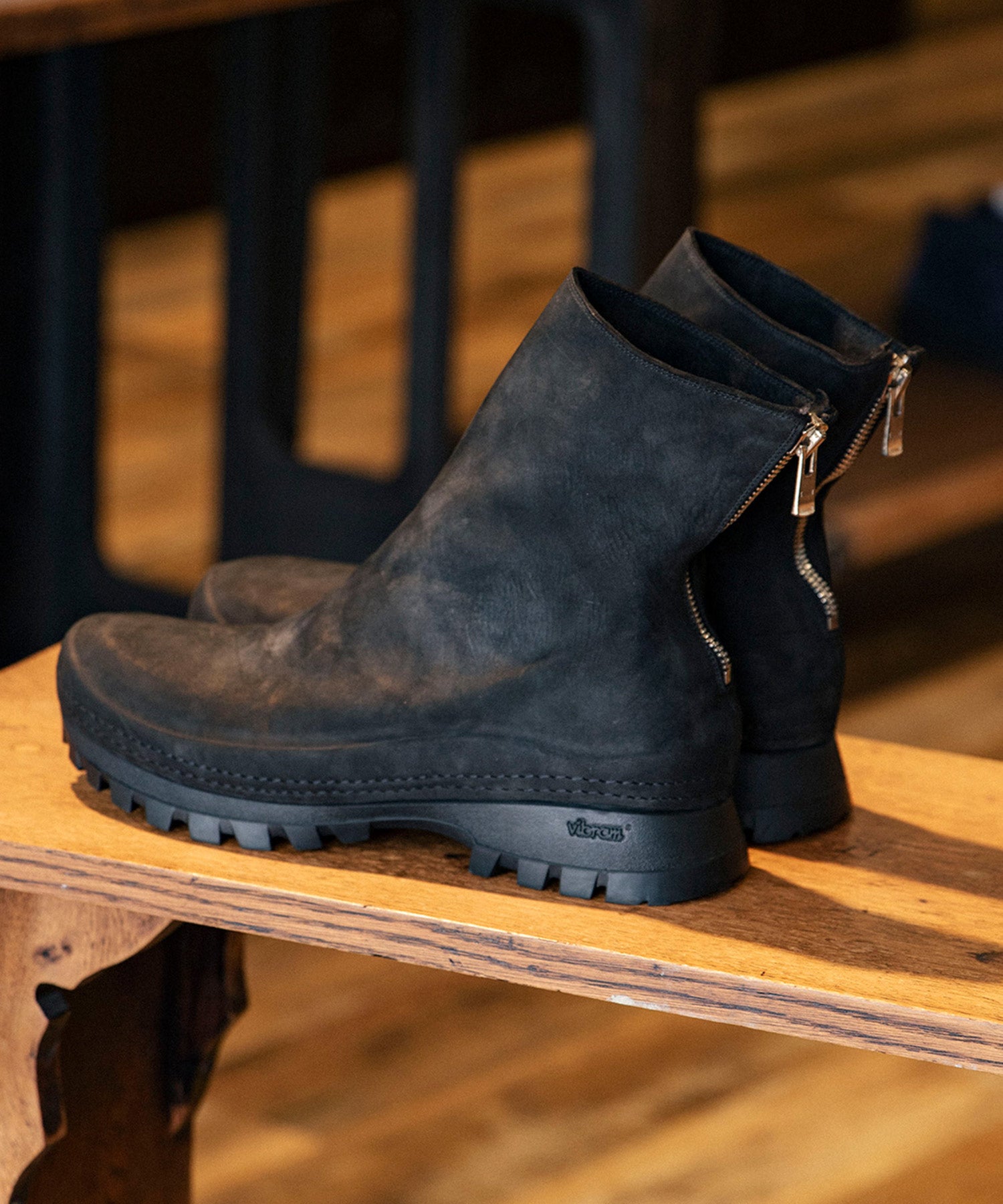 GUIDI別注 VS バックジップブーツ