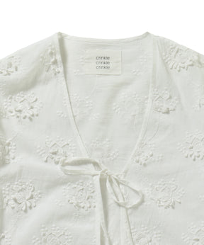 3D embroidery bolero