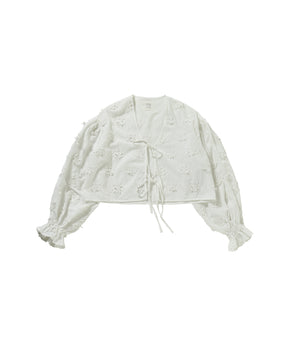 3D embroidery bolero