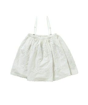 hand embroidery 2way mini skirt