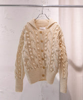 POPCORN HAND KNIT CARDIGAN