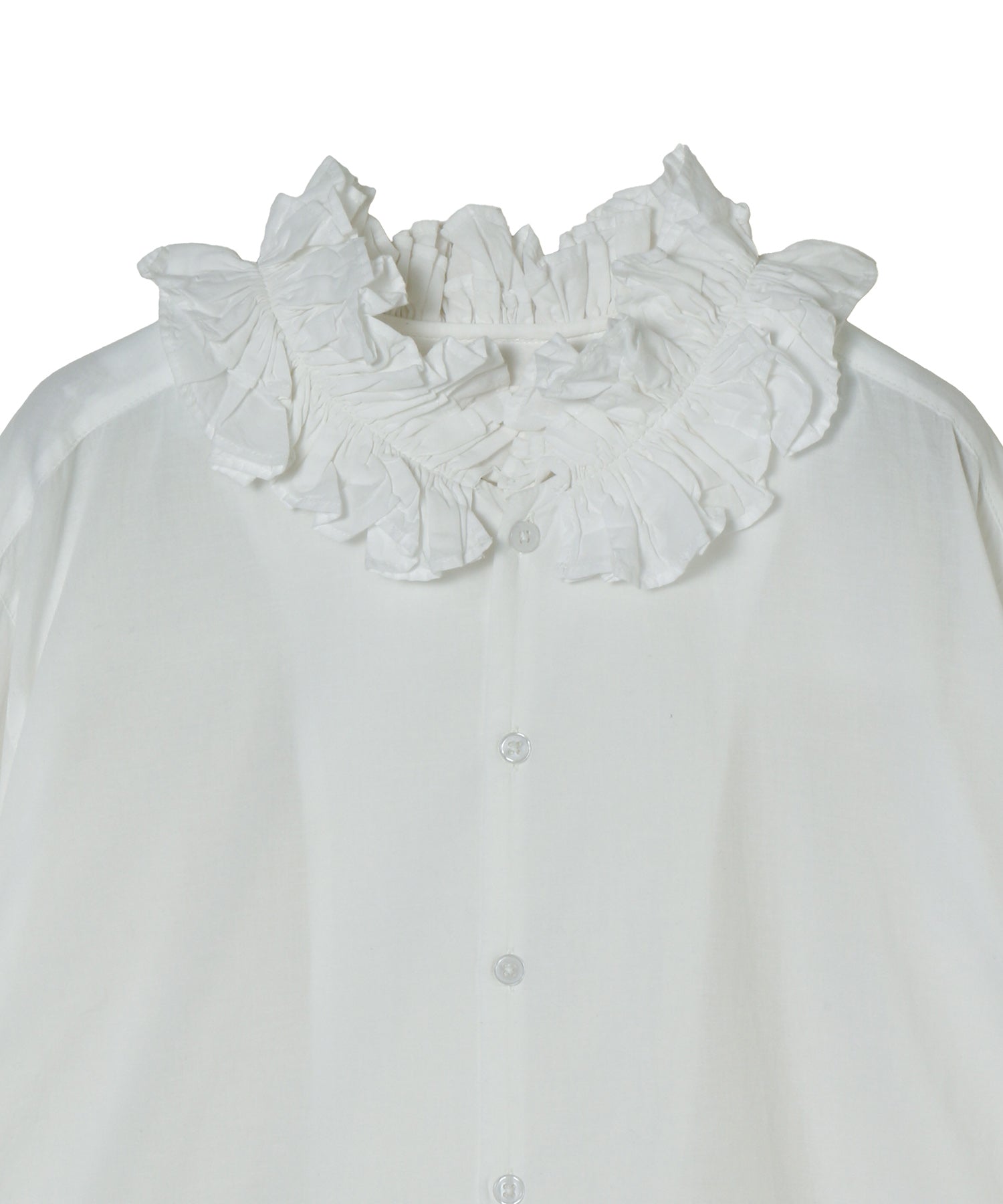 cotton frill collar shirts