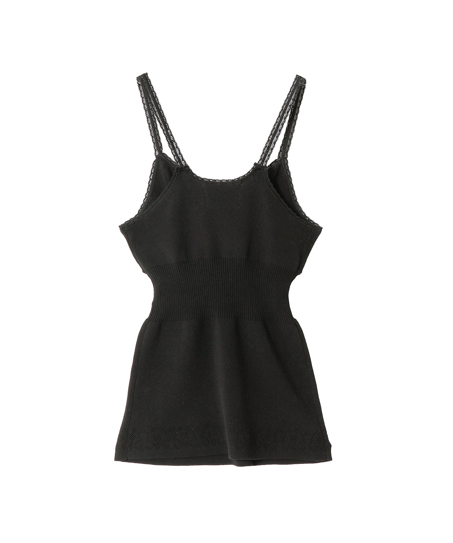 FLOWER JACQUARD KNIT CAMISOLE