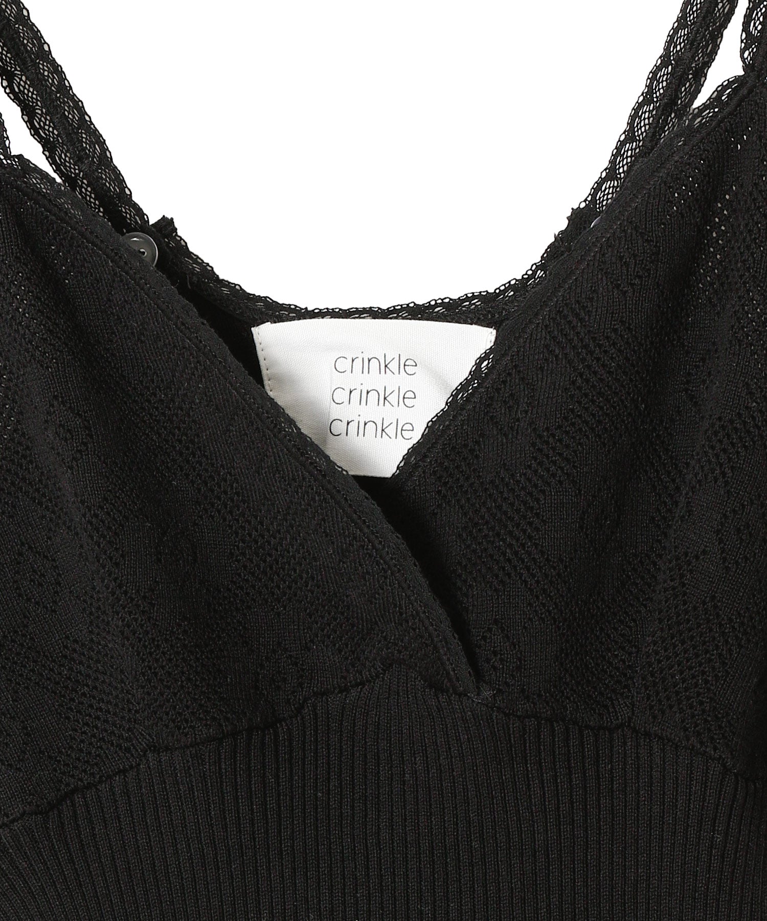 FLOWER JACQUARD KNIT CAMISOLE