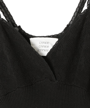 FLOWER JACQUARD KNIT CAMISOLE