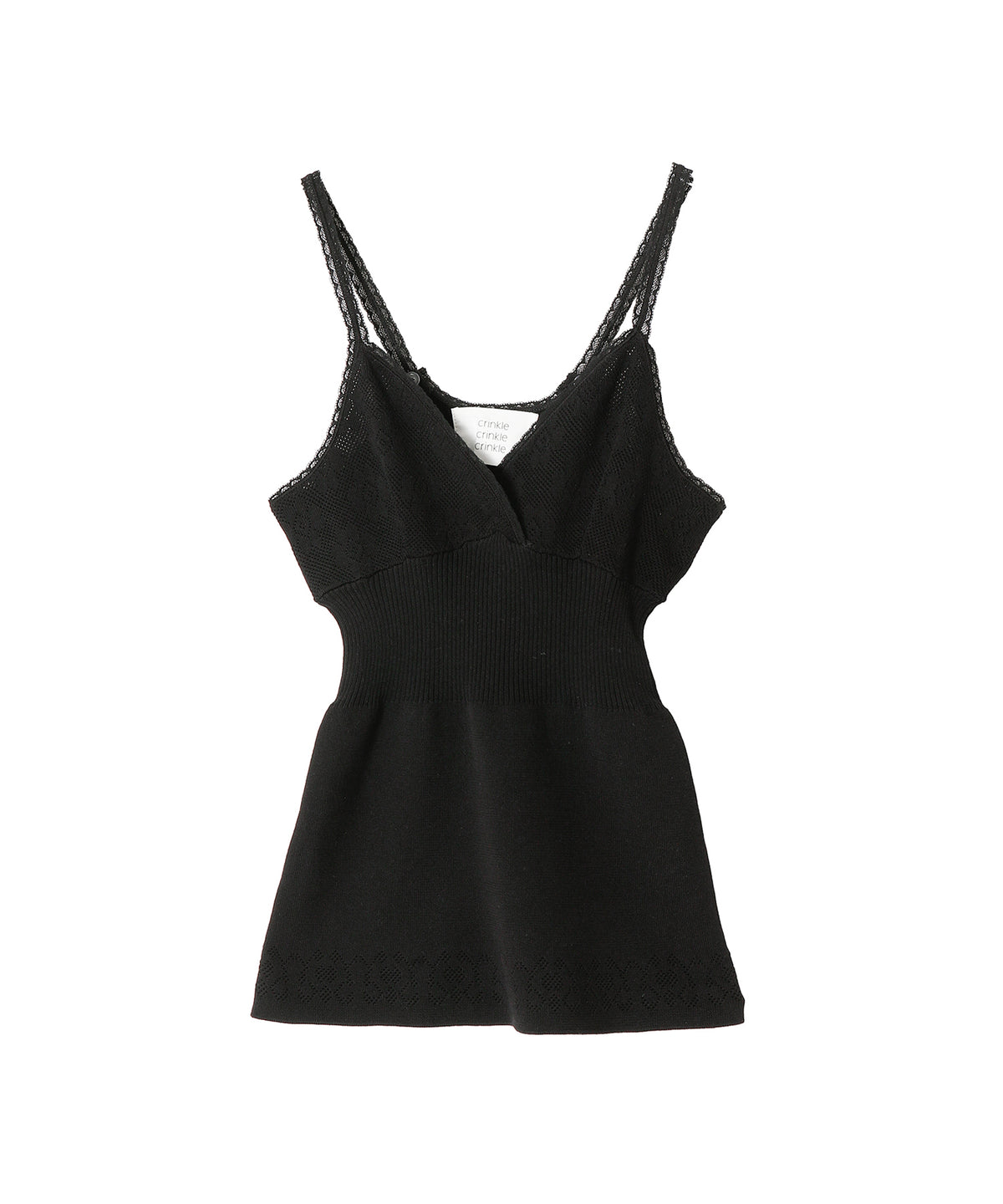 FLOWER JACQUARD KNIT CAMISOLE