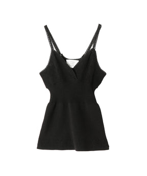 FLOWER JACQUARD KNIT CAMISOLE