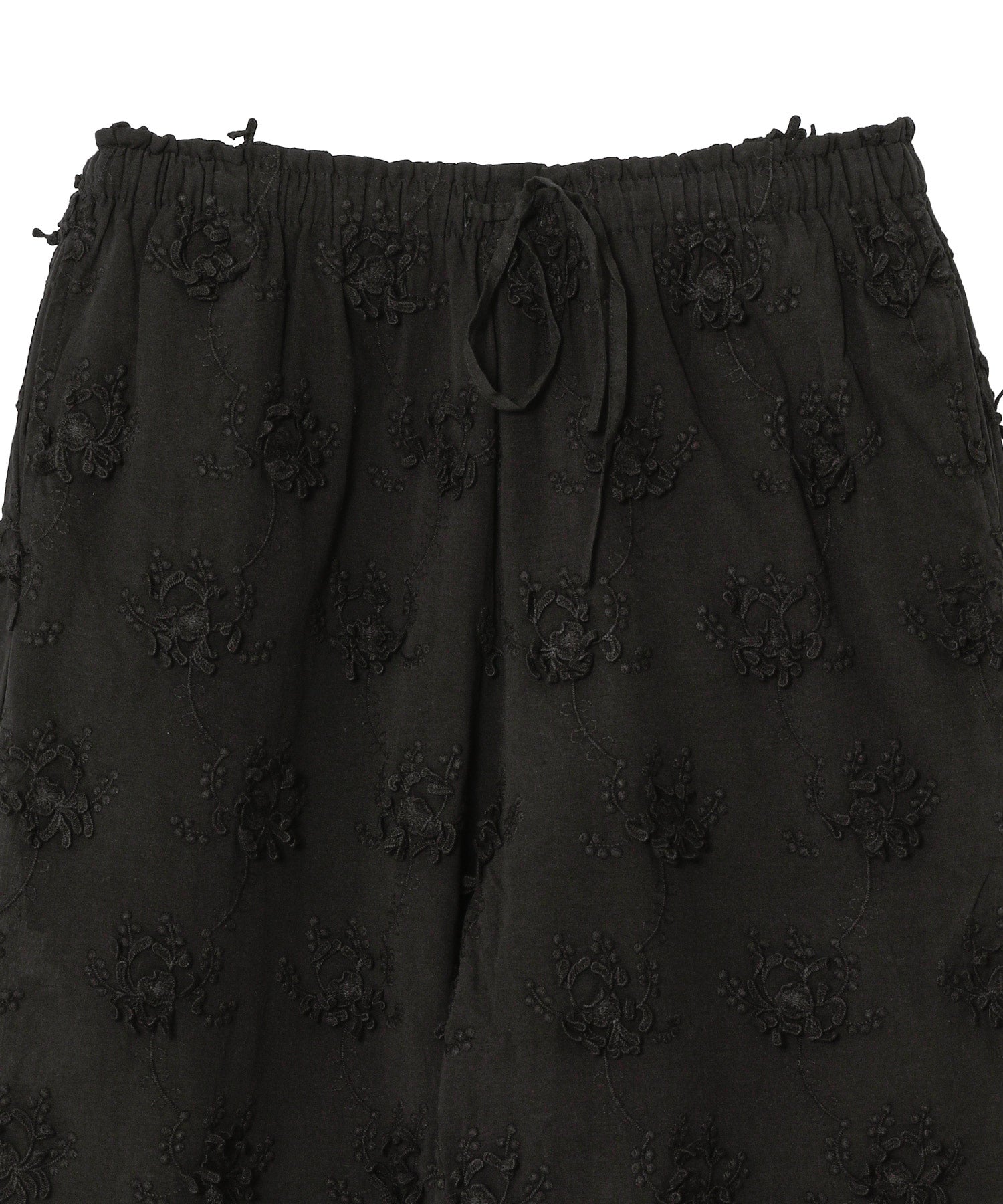 Sheer Cotton 3D Embroidery Easy Pants