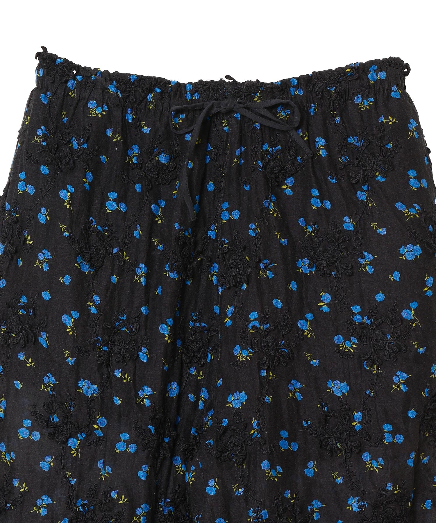 Sheer Flower Easy Pants