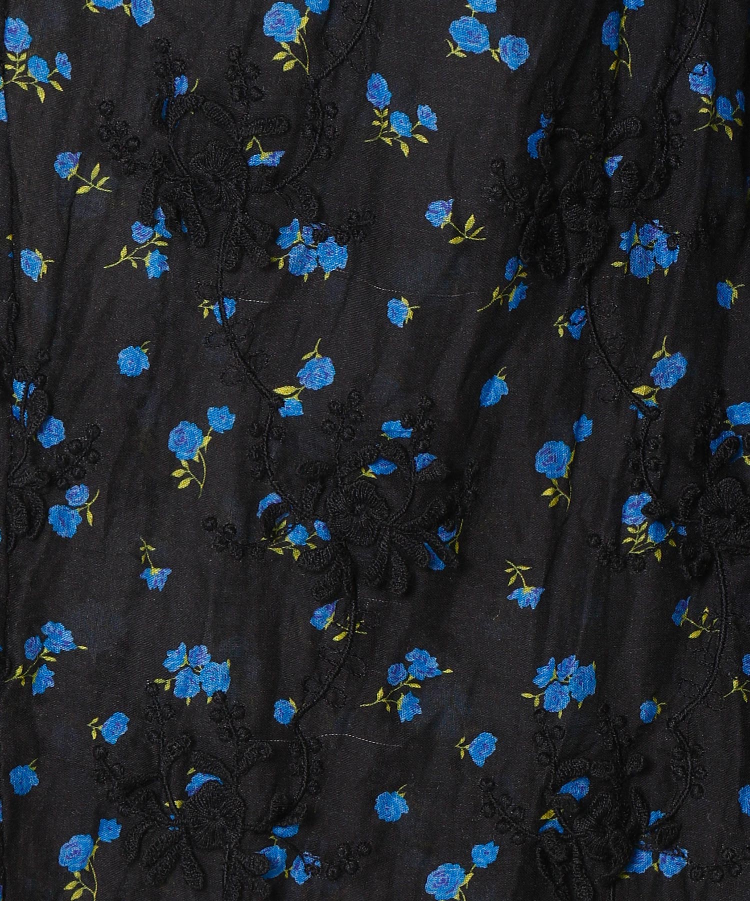 Sheer Flower Easy Pants