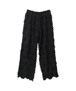 dot 3D rayon shuntang easy pants
