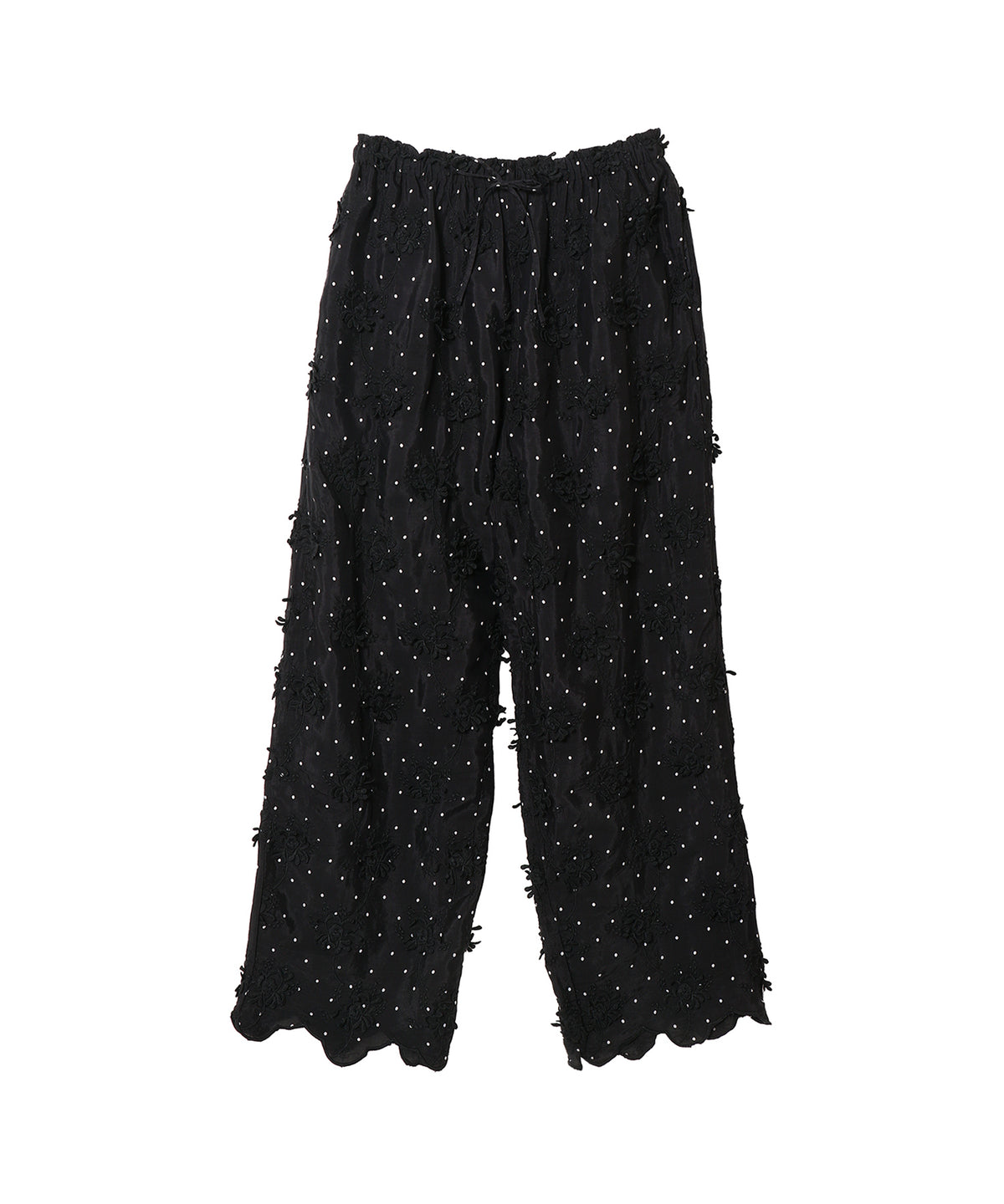 dot 3D rayon shuntang easy pants