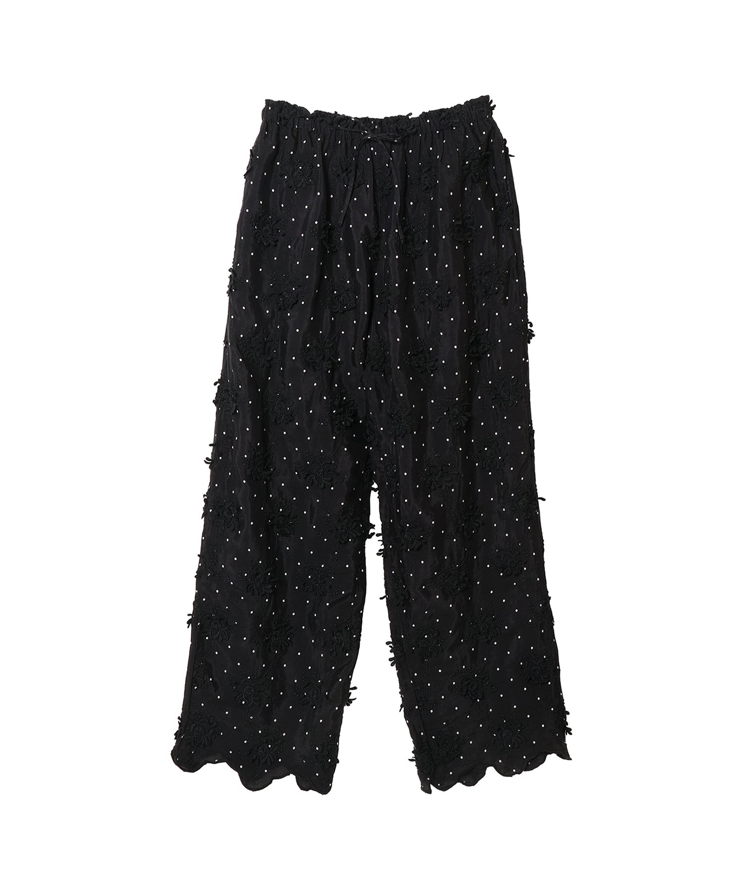 dot 3D rayon shuntang easy pants