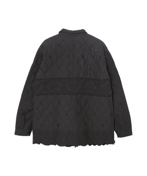 embroidery scallop jacket