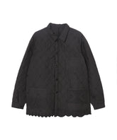 embroidery scallop jacket