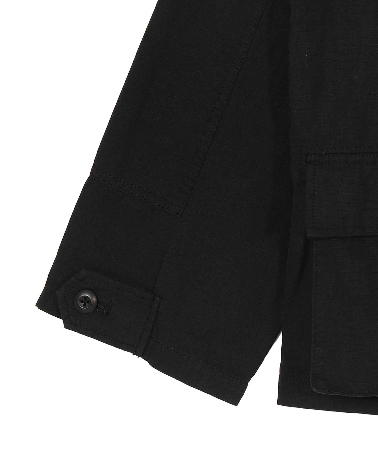 frill collar military jacket