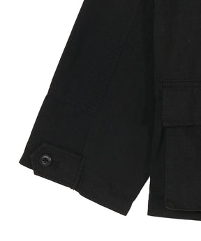 frill collar military jacket